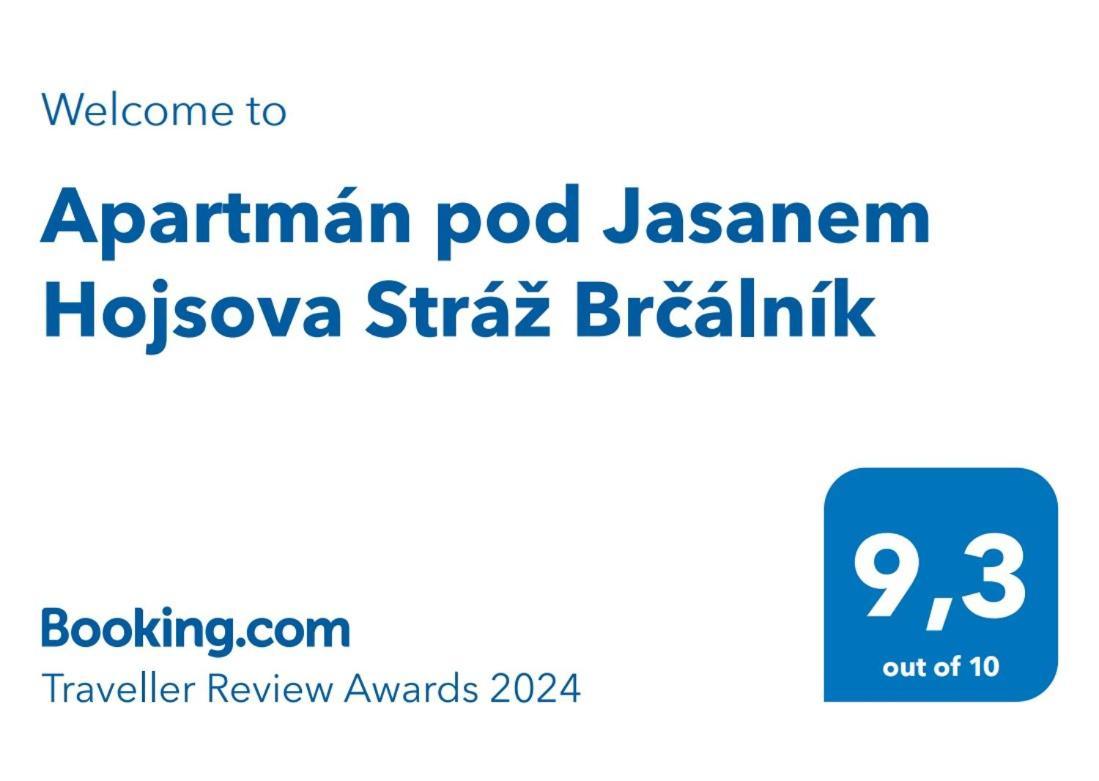 Апартаменты Apartman Pod Jasanem Hojsova Straz Brcalnik Железна-Руда Экстерьер фото